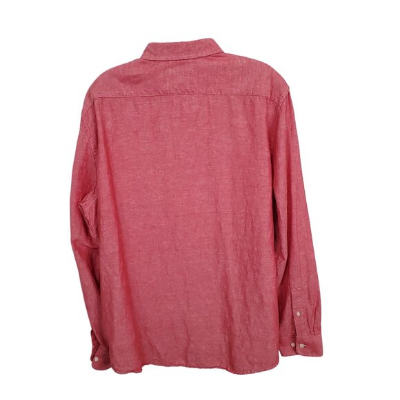 Banana Republic Mens XL Shirt Linen Slim Fit Button Up Lightweight Casual Wear - Picture 3 of 9